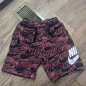 Nike Boys Black and Red Shorts